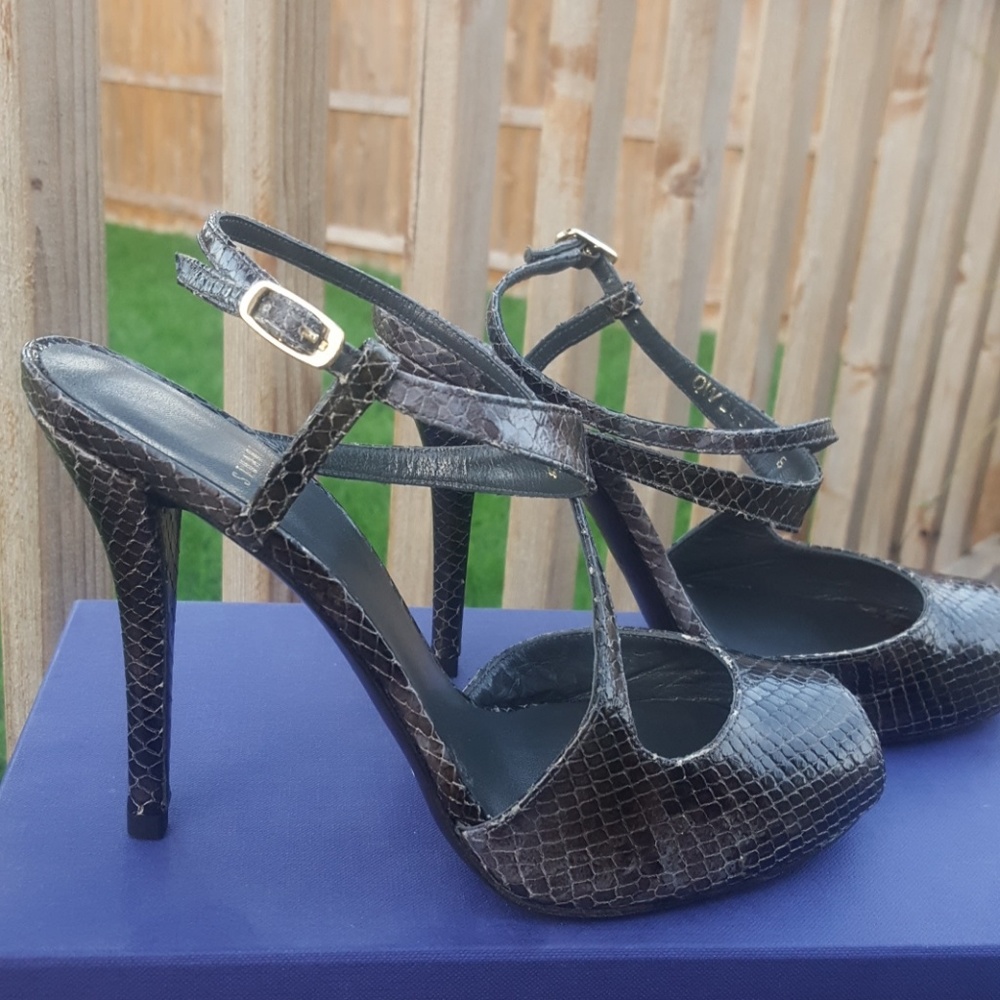 Stuart Weitzman Python Stilettos Nwot - image 2
